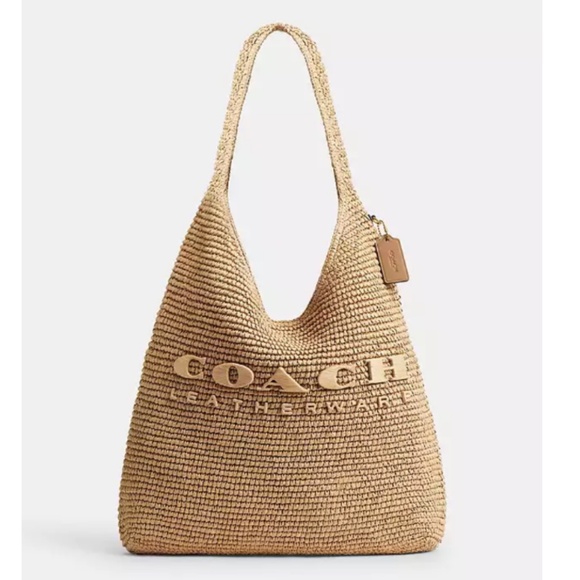 Brooklyn Shoulder Bag 39 in Straw - Picture 1 of 12